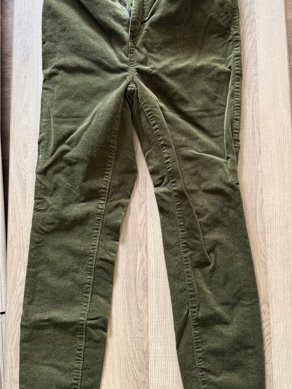 Loft Green Corduroy Pants